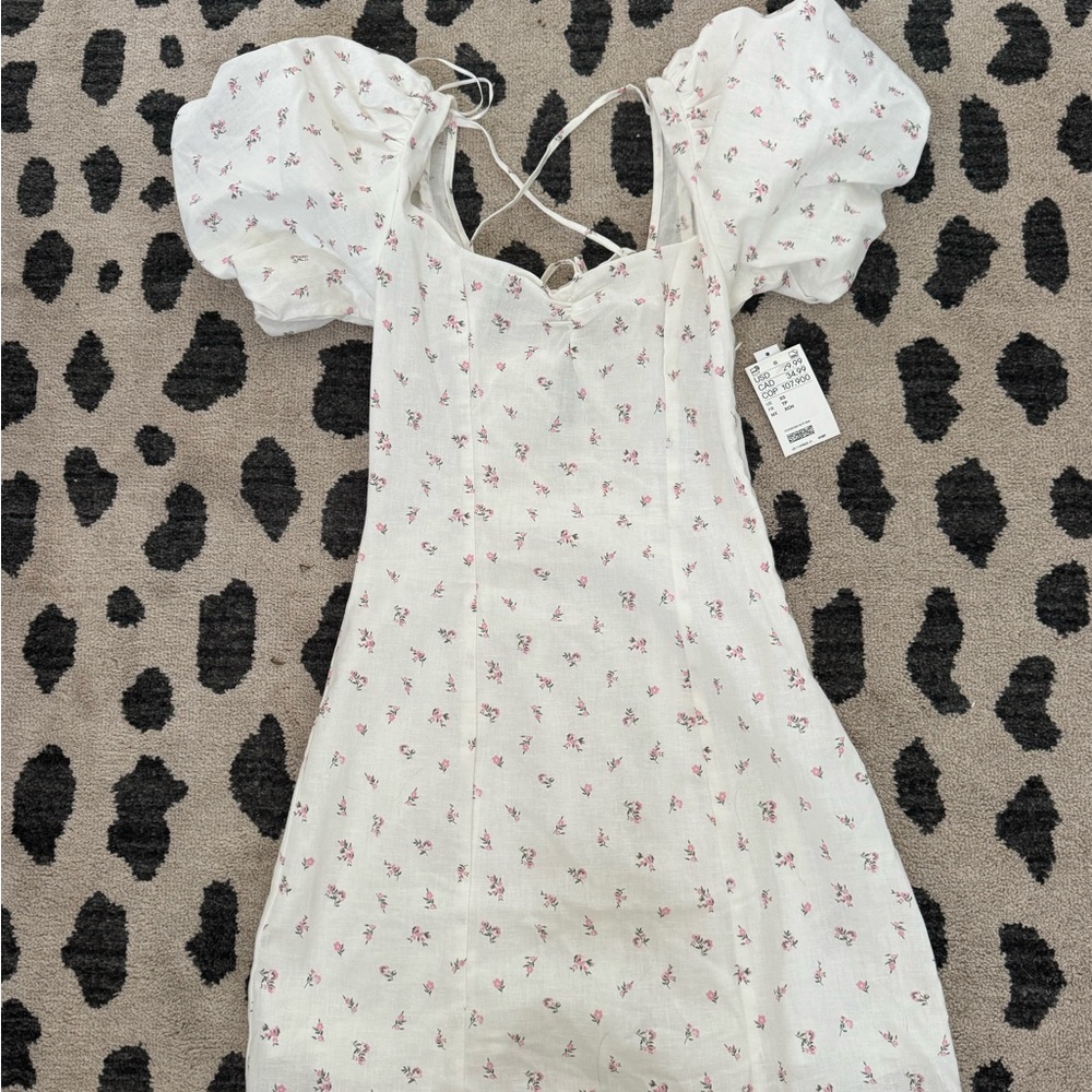 NWT H&M Floral Puff Sleeve Sundress